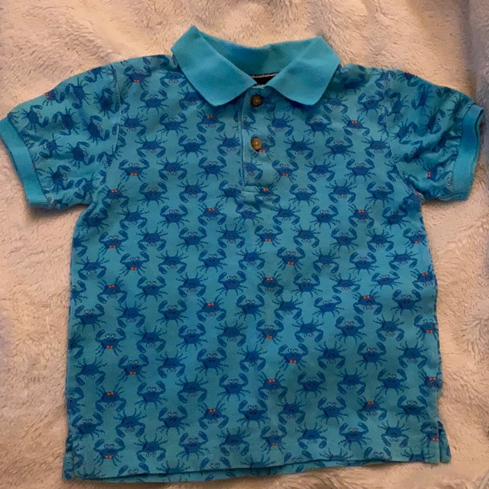 Place crab shirt (size 4T)